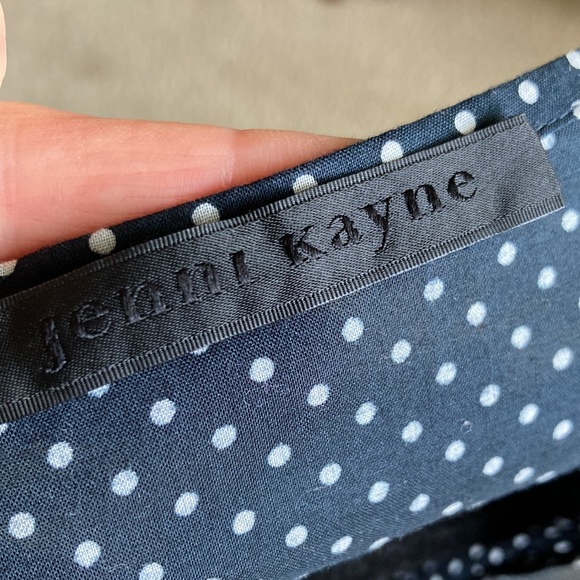 Jenni Kayne Polka Dot Cotton Wrap Style Dress - Picture 7 of 9